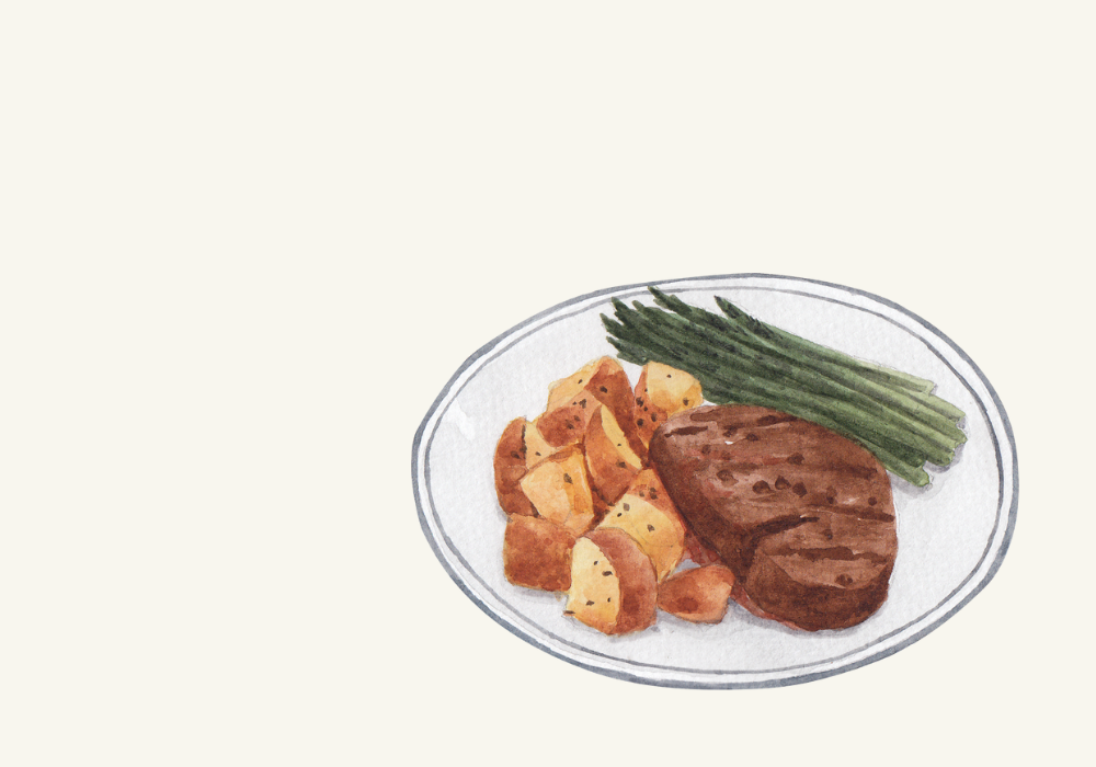 Cast Iron Skillet Steak And Potatoes Dinner Recipe image