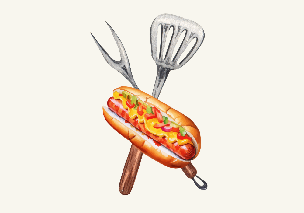 Hotdog with Chili and Cheddar Cheese Dinner Recipe image