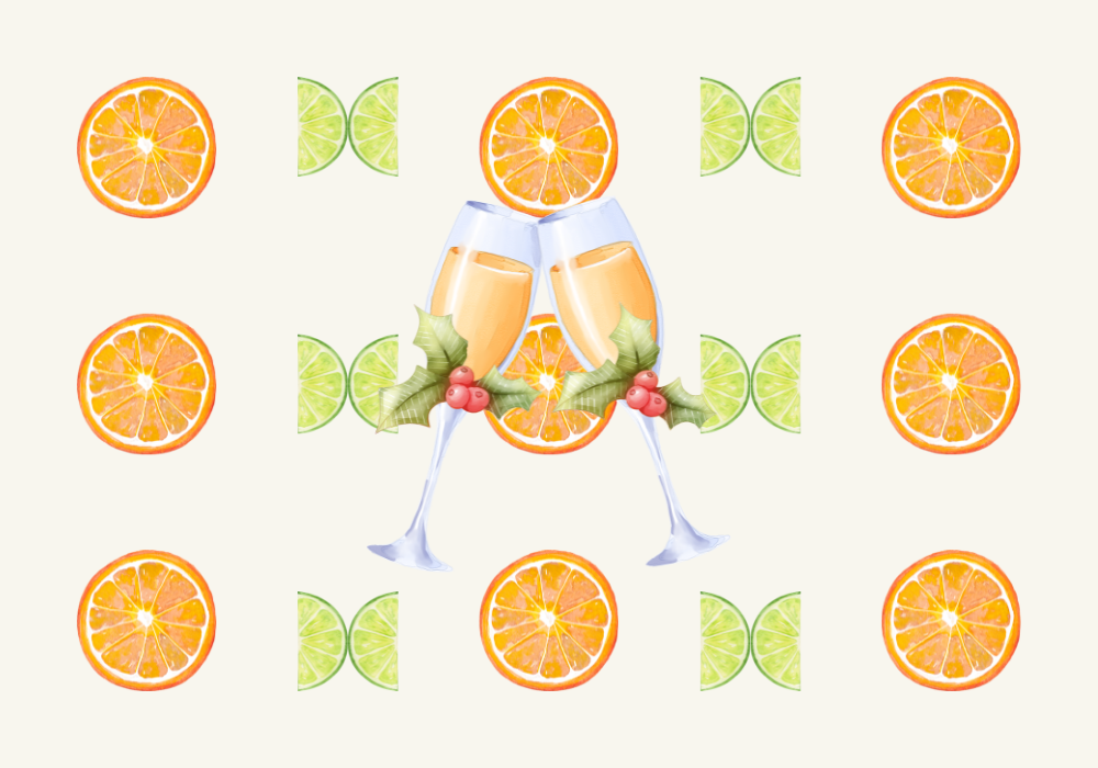 Simple Winter Citrus and Ginger Ale Punch Drink Recipe image